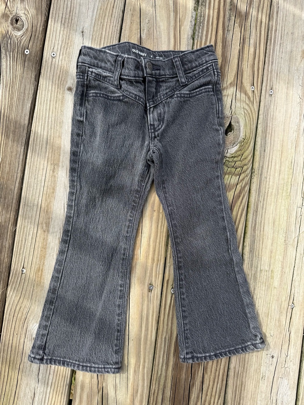Old Navy Girls' Size 5 Charcoal Bootcut Jeans